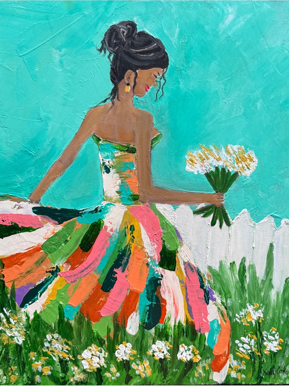 Lady in Her Garden